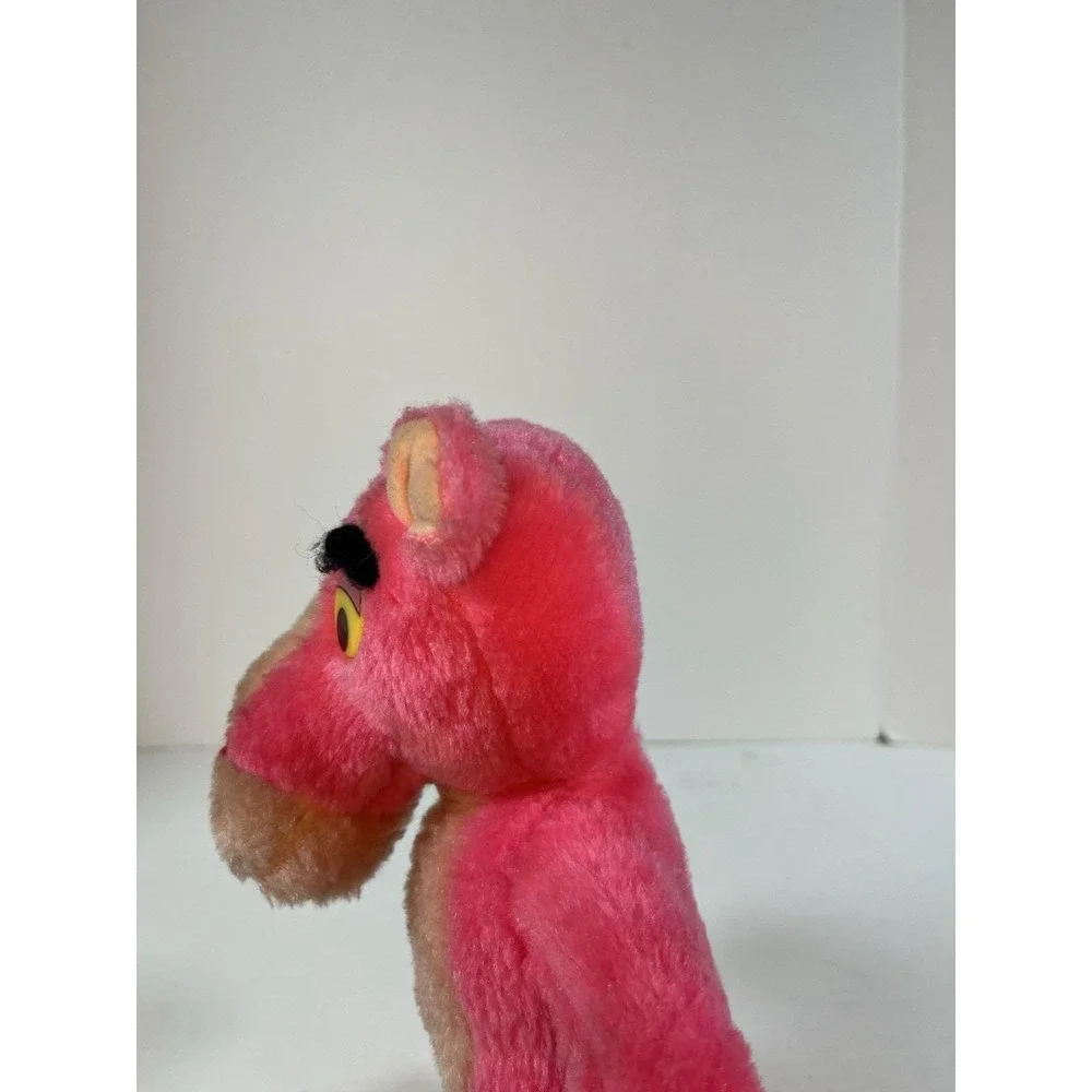 Vintage Pink Panther Plush Mighty Star Stuffed Animal Toy Collectible 10